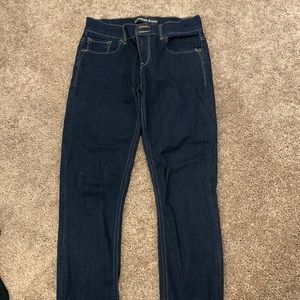 Express jeans cropped legging mid rise size 2
